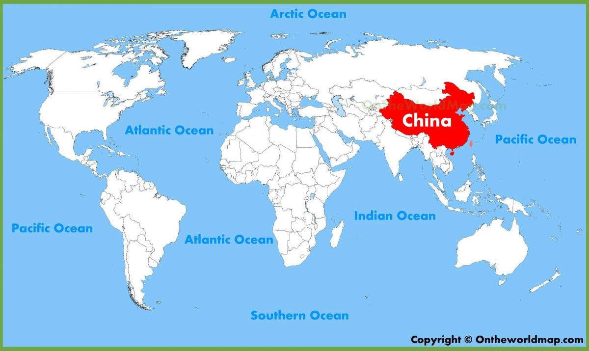 munduko mapa Txina