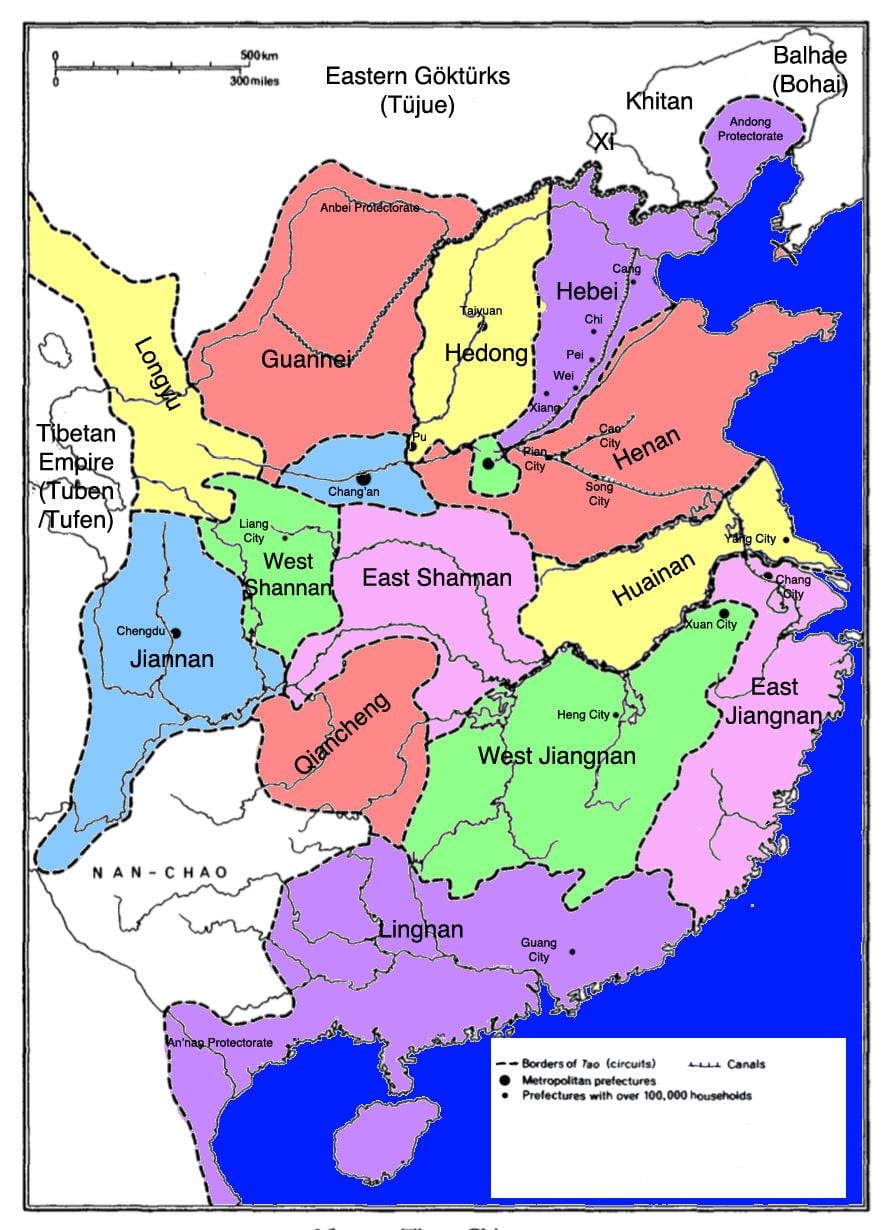 Txina mapa historia