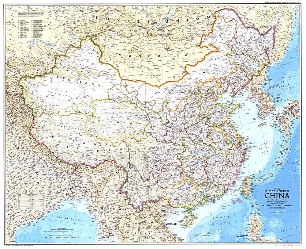 mapa Txinako errepublikako