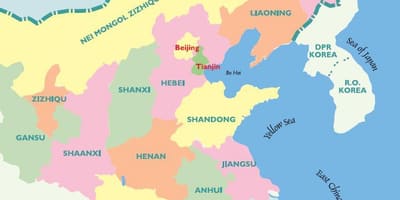Mapa east China