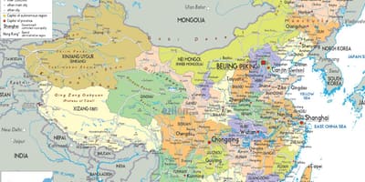 Politiko Txina mapa