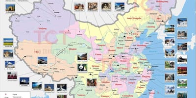 Mapa Txina gailurra