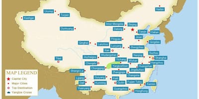 Mapa txinako hiri