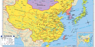 Mapa Txina