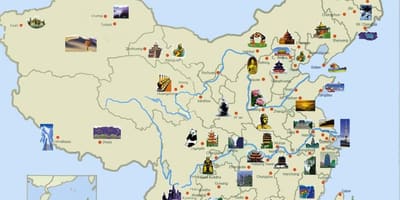 Turismo mapa Txina